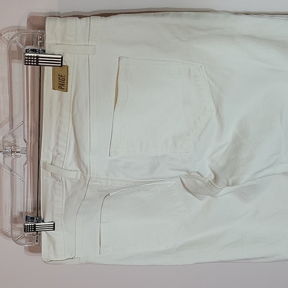 Paige Verdugo Ultra Skinny Jeans Cream/Gold Solstice size 30 - Picture 12 of 16